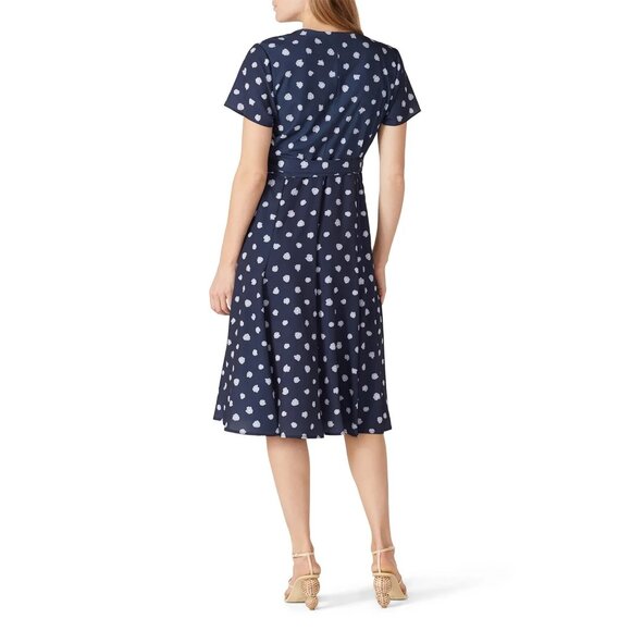 Slate & Willow Blue & Pink Floral Wrap Maxi Dress Size S Designer Women’s Style - Picture 7 of 11